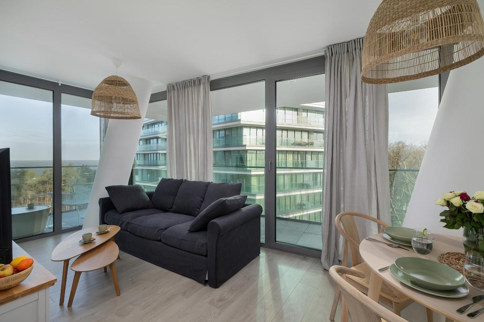 Lux Sea Towers - Wellness Spa, Gym & Beach - Seaview By Rent Like Home Miedzyzdroje Εξωτερικό φωτογραφία